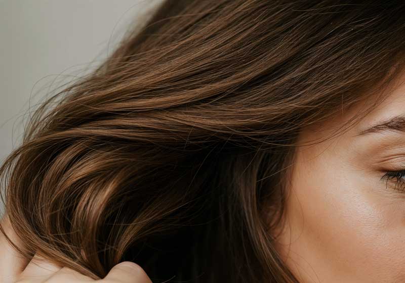 Cabelo com tratamento de botox capilar