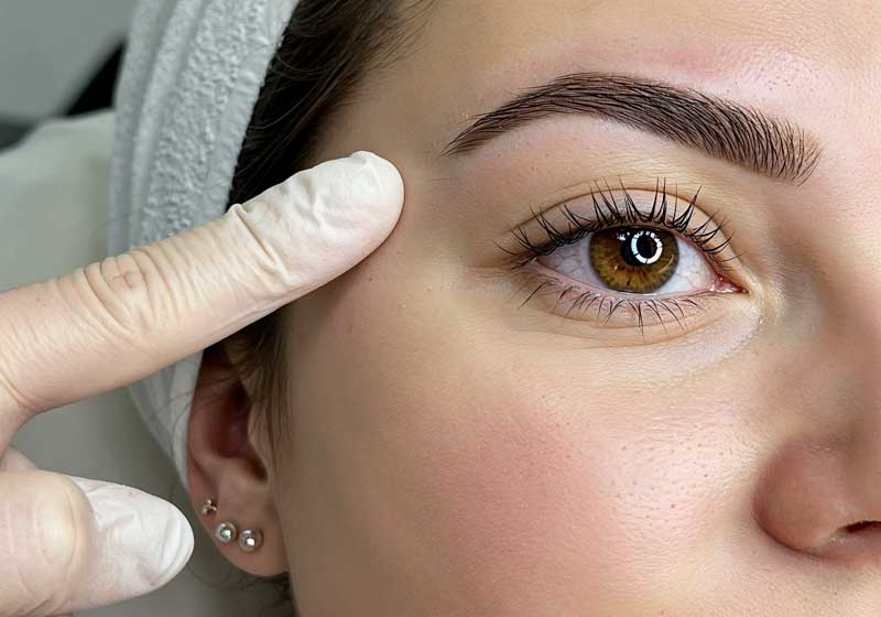 Limpeza de sobrancelha